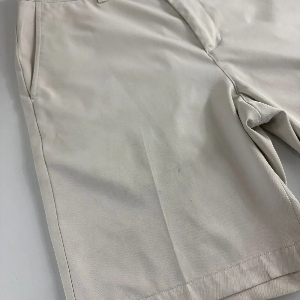 Vineyard Vines Links Shorts Men's 32 Beige Golf Chino Casual Shorts